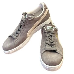 Puma Suede Classic Steeple Gray Sneaker Shoe 352634-66 Lifestyle Casual Mens 6.5